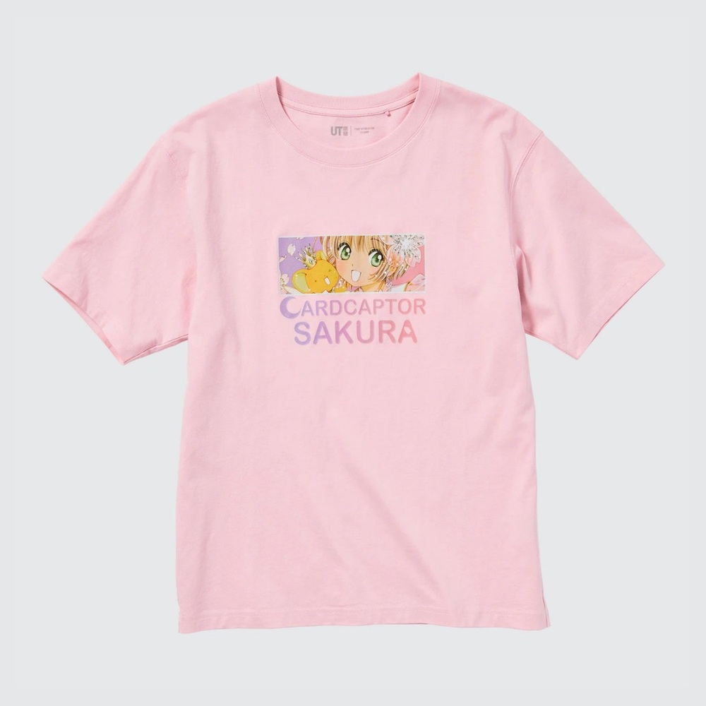 Uniqlo Cardcaptor Sakura Pink shirt